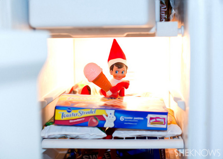 Elfie Rojo loves ice cream, who knew?   