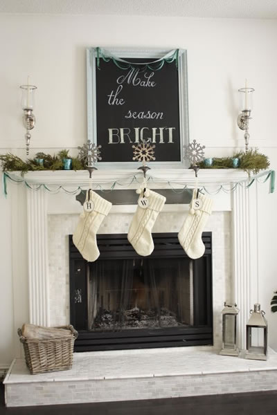 Holiday chalkboard