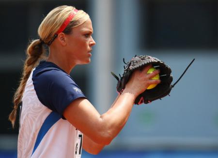 Jennie Finch at the Beijing 2008 Olympics