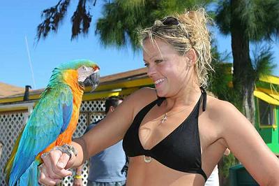 Jennie Finch in the Bahamas