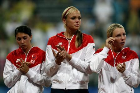 Jennie Finch Receives Silver Medal in Beijing