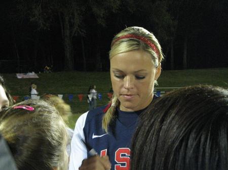 Jennie Finch Signing Autographs