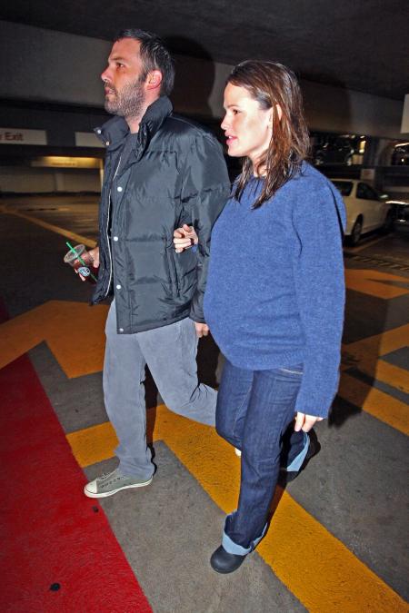 Jennifer Garner and Ben Affleck visit the hospital