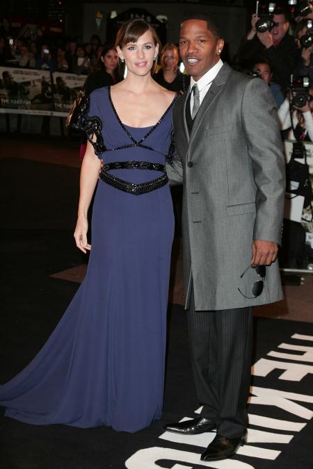 Jennifer Garner and Jamie Foxx at the UK premiere of The Kingdom