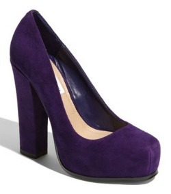 Jewel-tone pumps