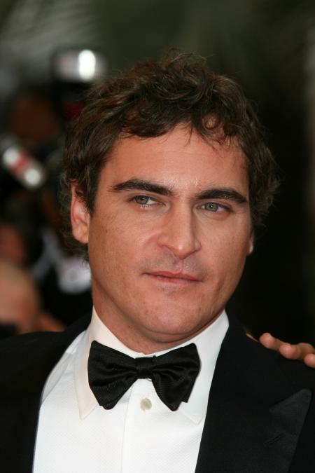 Joaquin Phoenix wearing a tux