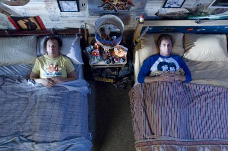 John C. Reilly and Will Ferrell in a scene from the movie, Step Brothers