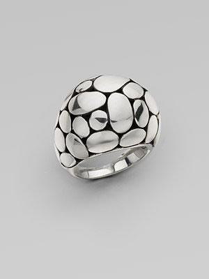 John Hardy Sterling Silver Dome Ring