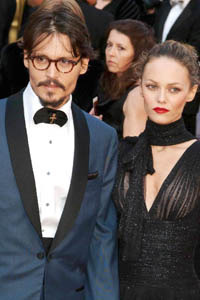 Johnny Depp and Vanessa Paradis