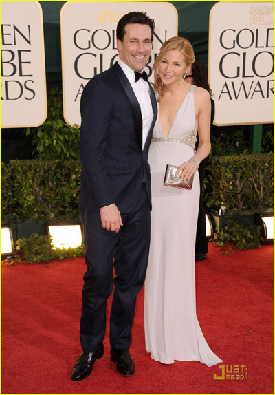 Jon Hamm at the Golden Globes