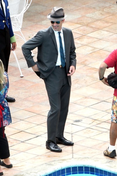 Jon Hamm during a Mad Men episode