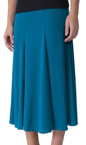 Teal Pleated Skirt