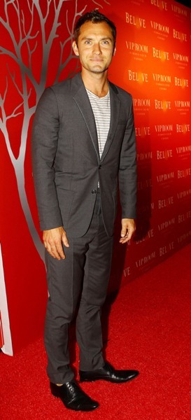 Jude Law attends the BELVEDERE RED Party in Cannes
