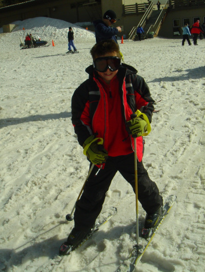 Julien Skiing (8 years old)