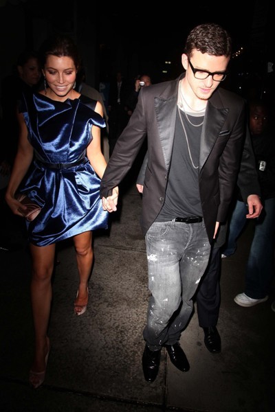 The couple step out together
