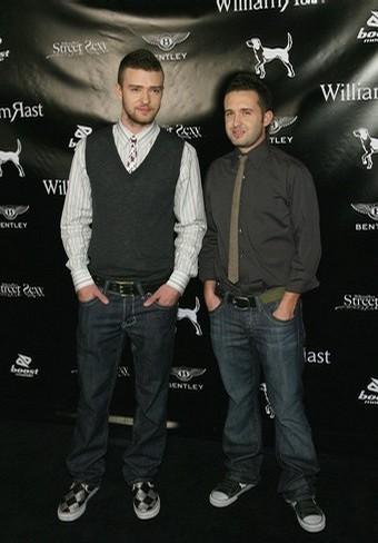 Justin Timberlake and Trace Ayala of William Rast
