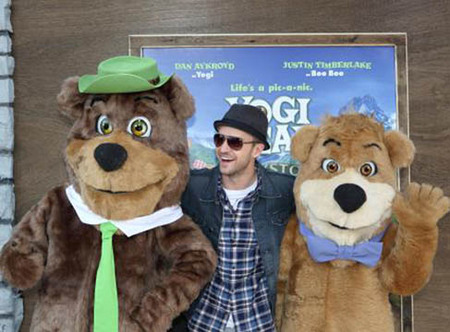 Justin Timberlake Yogi Bear premiere