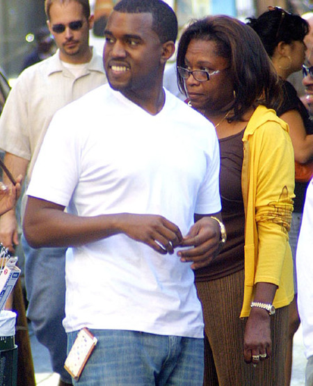 Kanye West and his Mom