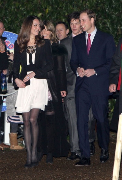 Kate Middleton and Prince William - Christmas 2010