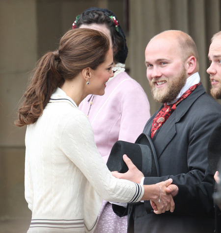 Kate Middleton's pretty ponytail