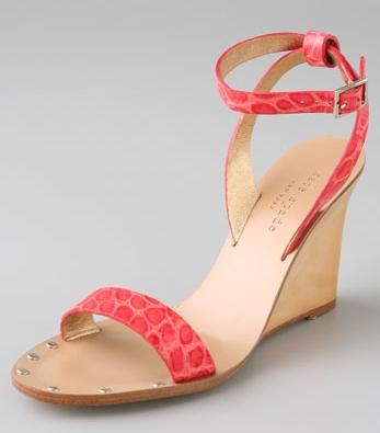 Kate Spade Croc-Embossed Sandals