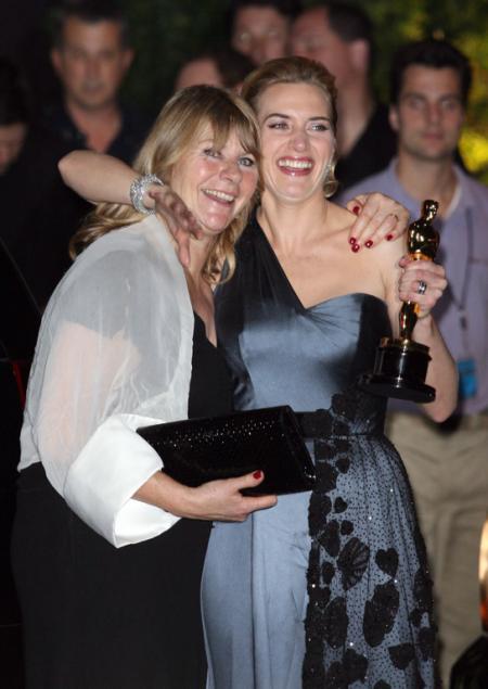 Kate Winslet and her mother Sally