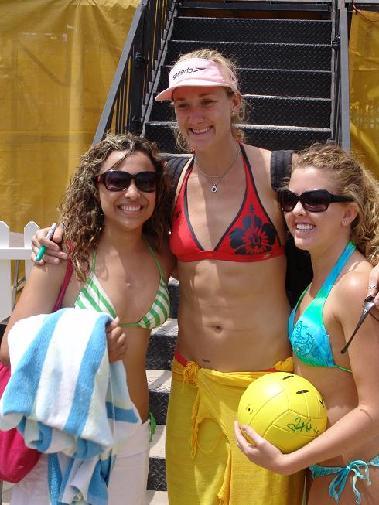 Kerri Walsh and Fans