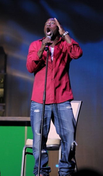 Kevin Hart performs at The ZSG Comedy Jam 