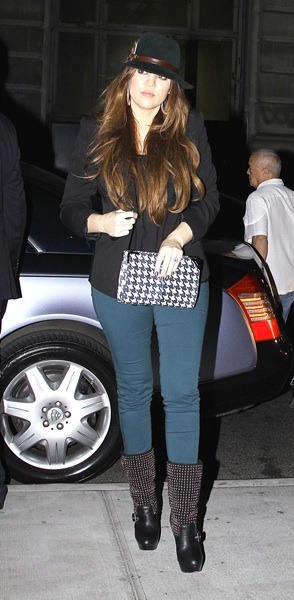 Khloe Kardashian's evening style