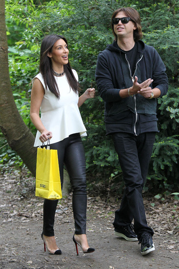 Kim Kardashian and Jonathan Cheban