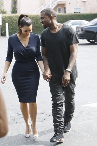 Kimye out for lunch