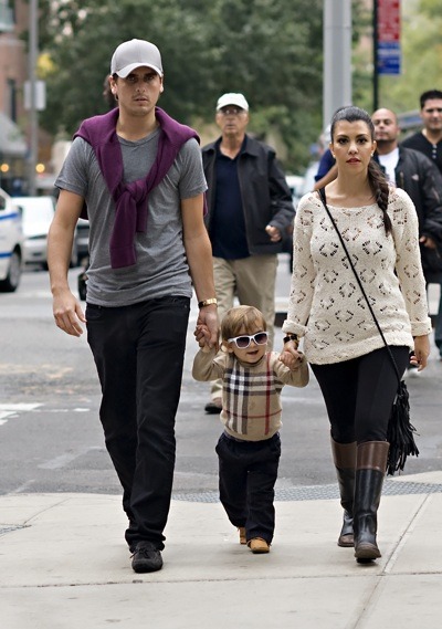 Kourtney Kardashian with cross-body bag