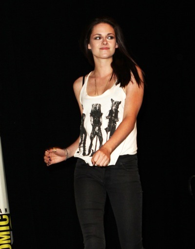 Kristen Stewart with straight hair