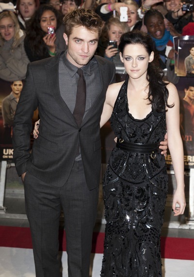 Kristen Stewart in a black belt