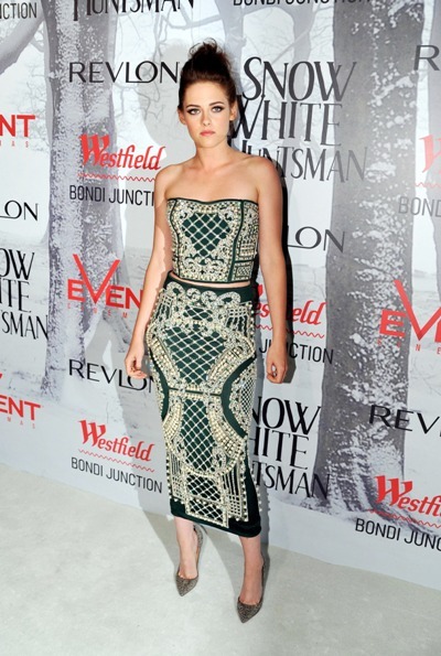 Kristen Stewart beaded ensemble