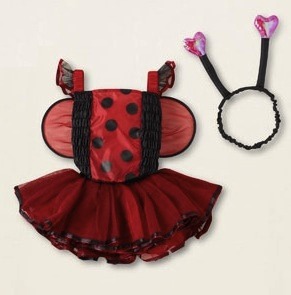 Girls Ladybug Costume