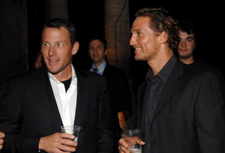 Lance Armstrong and Matthew McConaughey go out