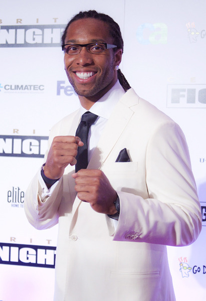 Wide receiver for the Arizona Cardinals Larry Fitzgerald