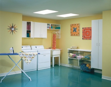 Cheerful Laundry Room