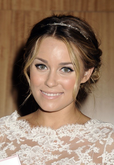 Lauren Conrad with diamond headband
