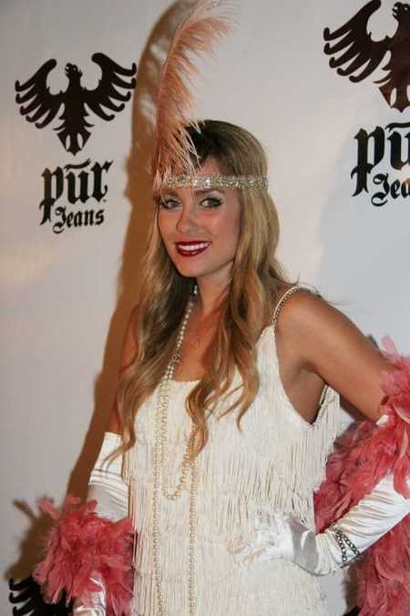 L.C. poses in a Flapper costume. 