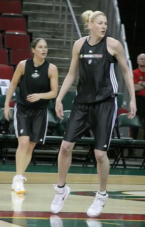 Lauren Jackson at Training Camp