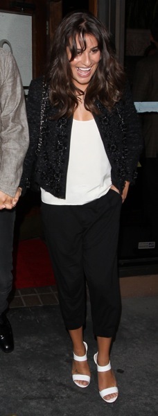 Lea Michele in capris