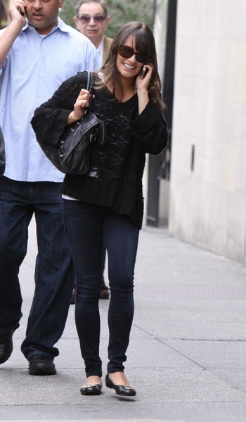 Lea Michele in skinny jeans