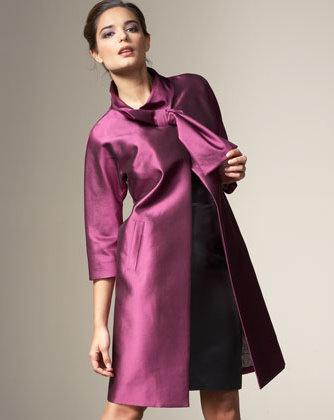 Lela Rose bow coat