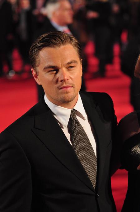 Leonardo DiCaprio at Revolutionary Road premiere