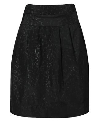 Leopard Melted Woven Skirt
