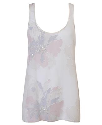 Light Floral Woven Top