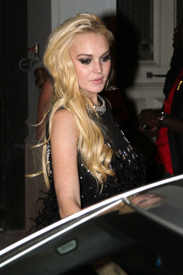 Lindsay Lohan looking... fresh