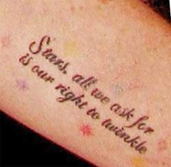 Celebrity Baby Names on Lindsay Lohan  Wrist Tattoo   Celebrity Tattoos